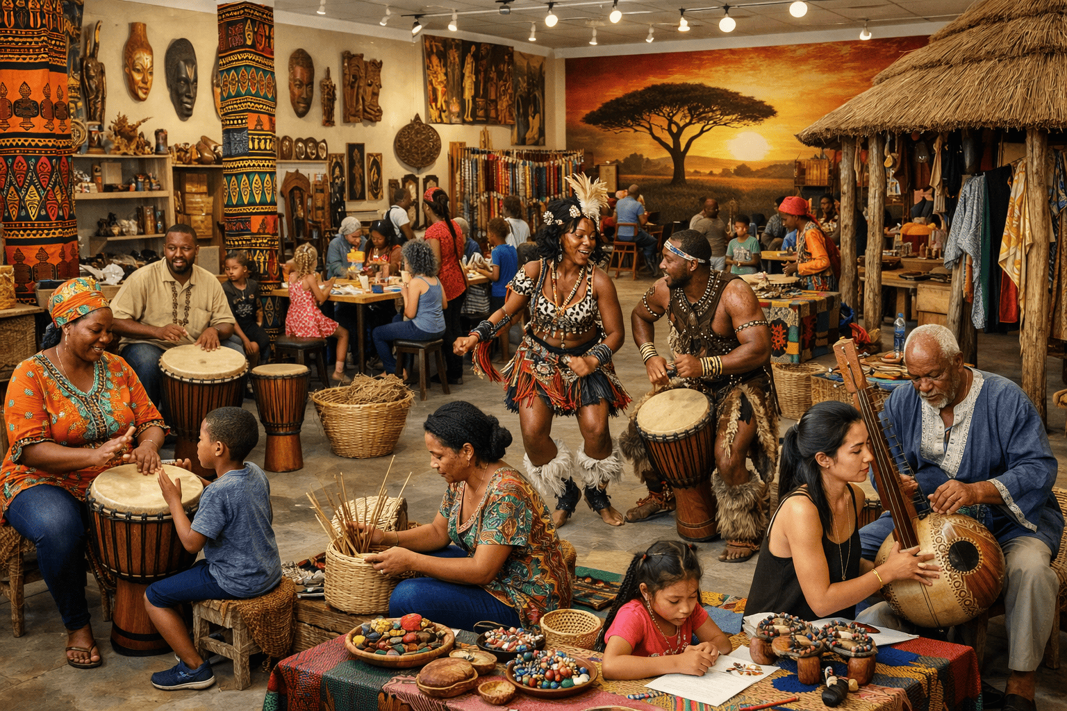Expérience culturelle africaine immersive